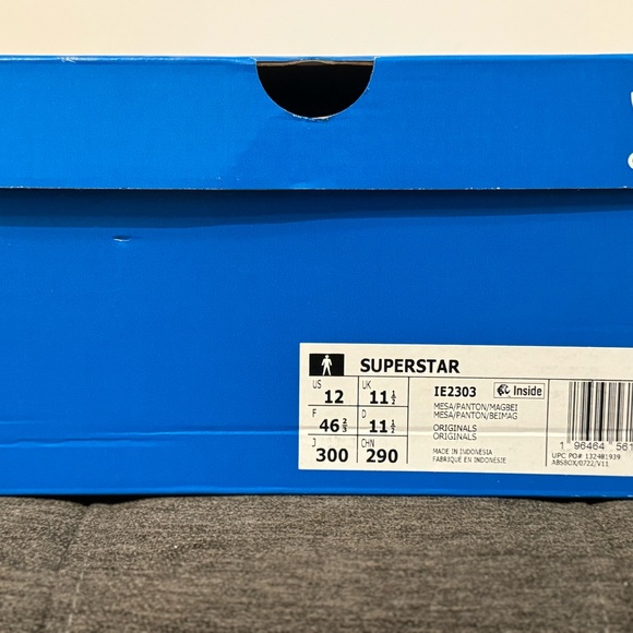 Adidas Superstar Cordura Mn's Sz 12 (Mesa/pantone/magic beige) - Picture 4 of 4